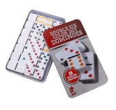 Domino double 6 rəng dot dominoes